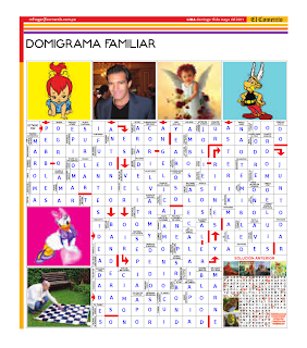 Solución del Dominigrama Familiar del domingo 15 de mayo del 2011 Solución del Dominigrama Familiar del domingo 15 de mayo del 2011<br />