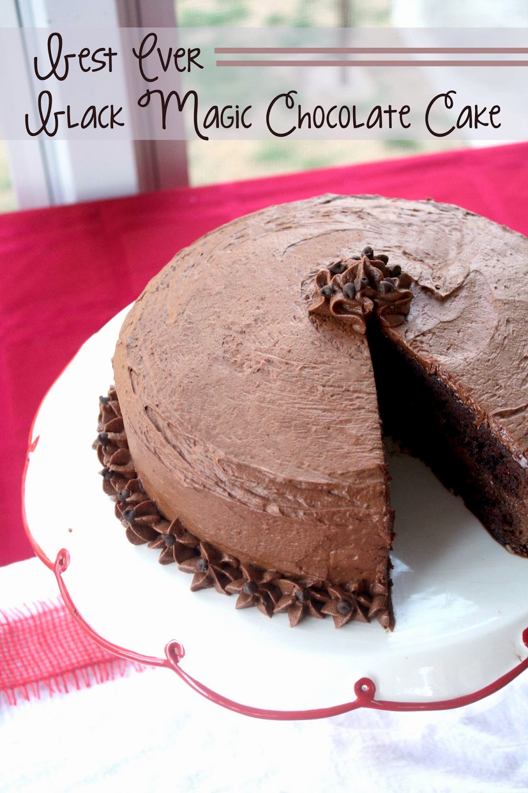Chocolate Therapy: Rich Chocolate Cake with Whipped ...