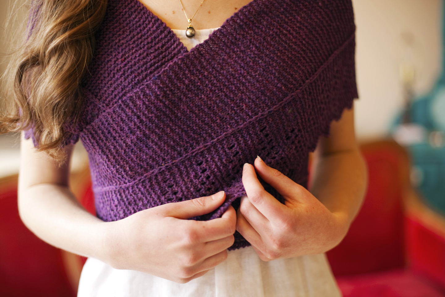 Slate Falls Press: Margaret Dashwood Shawl~ Jane Austen Knits