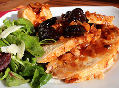 Capón relleno al horno Capon relleno al horno
