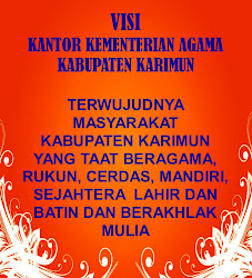 Visi Kantor Kementerian Agama Kab. Karimun