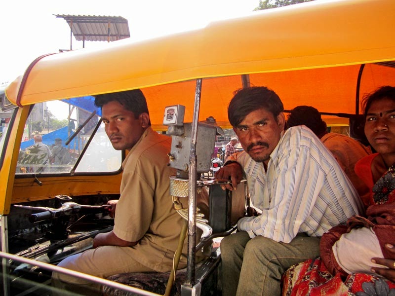 Rickshaw passengers