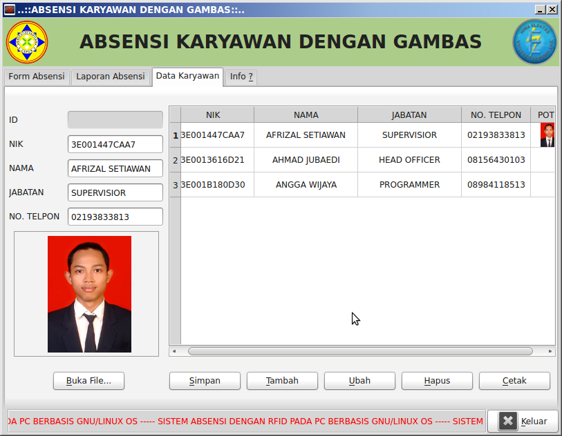 contoh codingan membuat absensi web html contoh codingan membuat absensi web html
