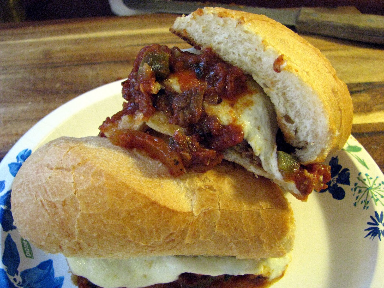 Mia Cucina Brooklyn Pizzaiola Steak Sandwich