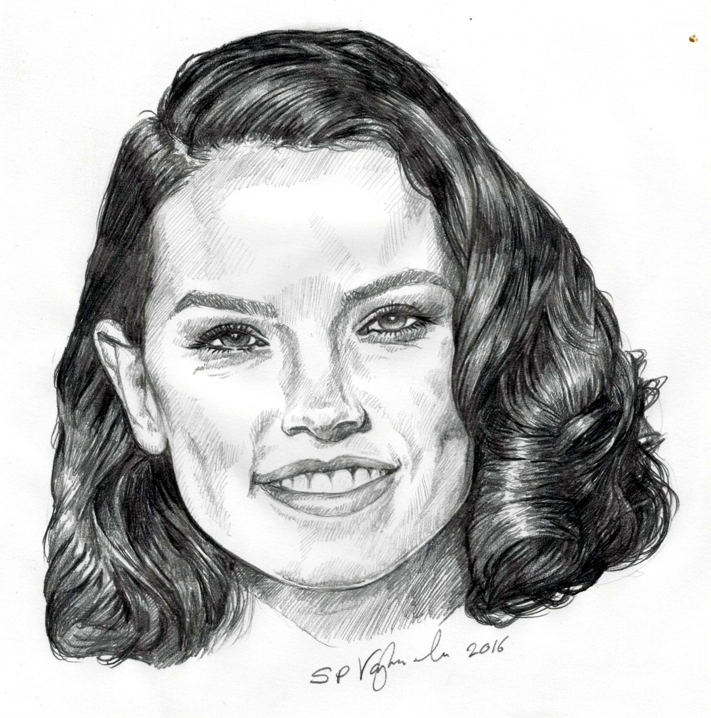 Drawing from experience... Daisy Ridley