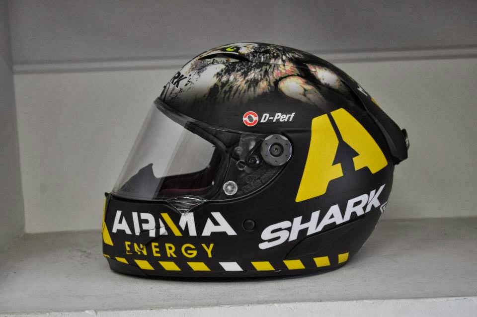 Racing Helmets Garage Shark RaceR Pro S.Redding Silverstone 2013 by Drudi Performance & DiD Design