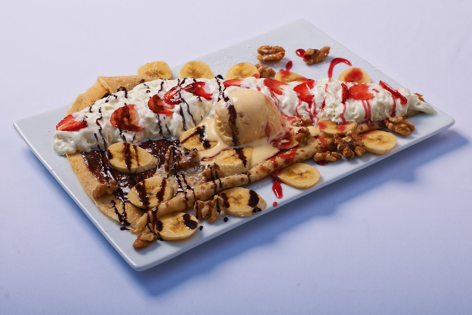 Plaza del Duque del fin de semana Al rico crêpe!