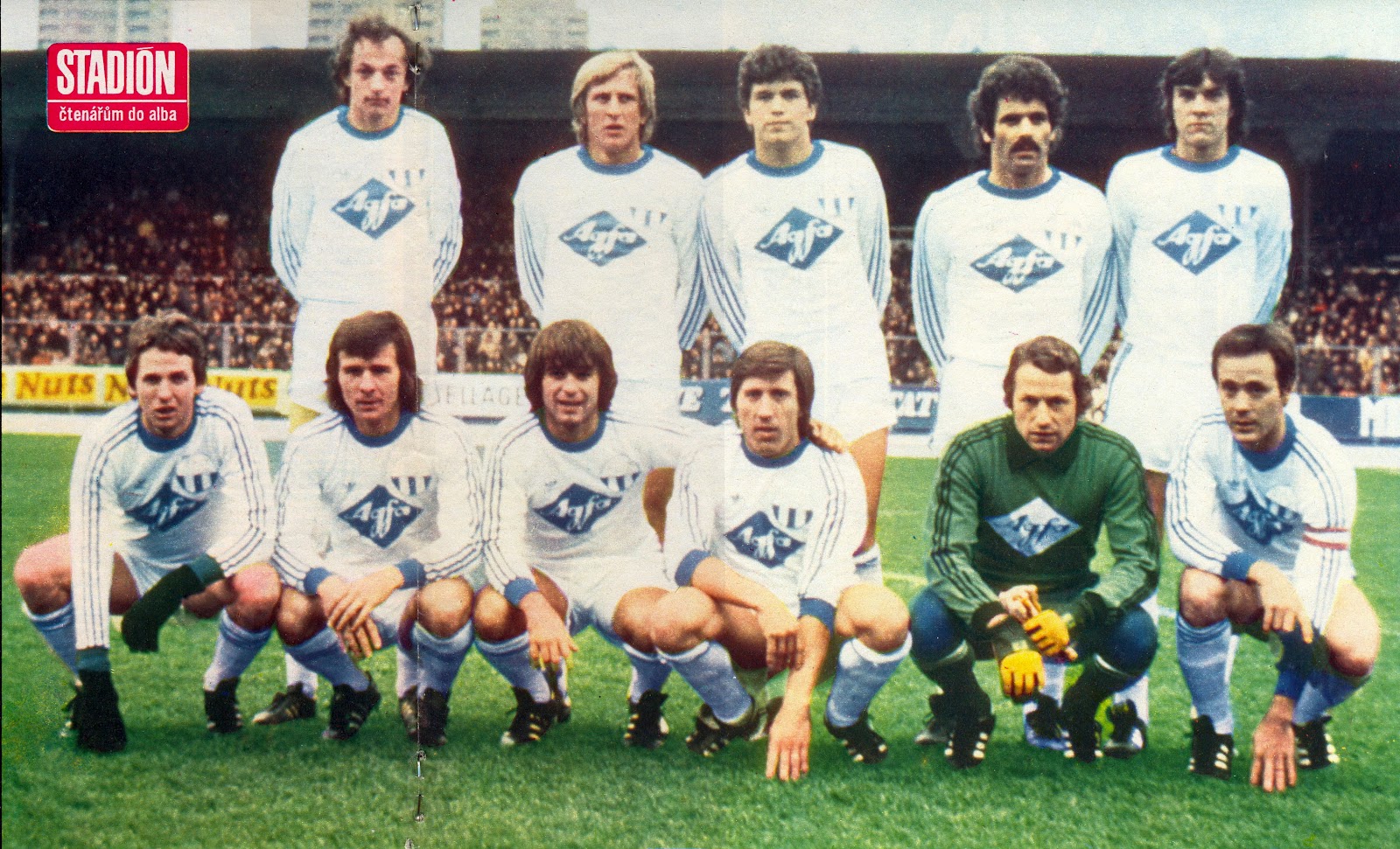NK Hajduk Split team group in 1975-76.
