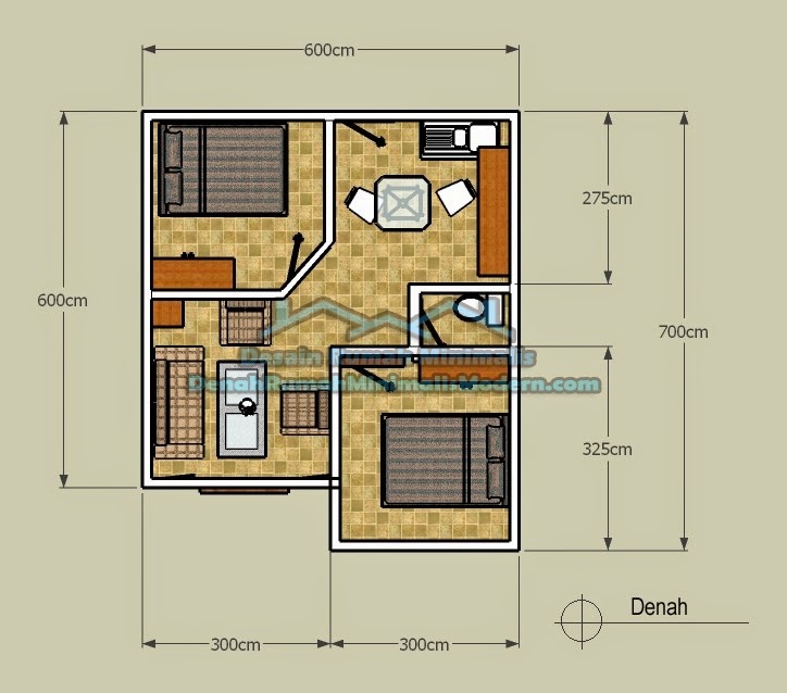 denah rumah minimalis type 21 gambar denah rumah minimalis type 21
