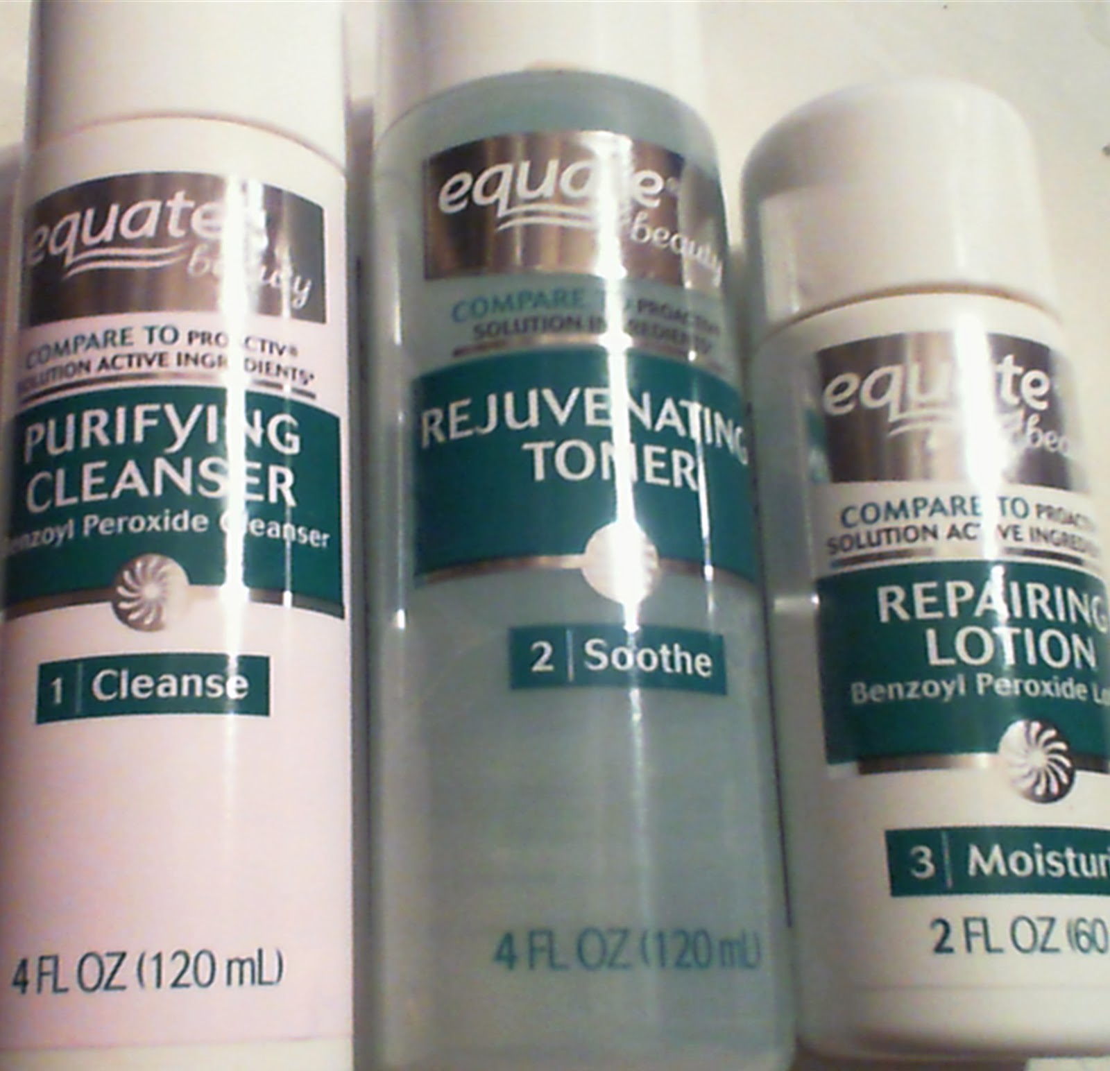 Simply Dark Pleasures Equate Beauty 3 Step Acne Treatment System Review.