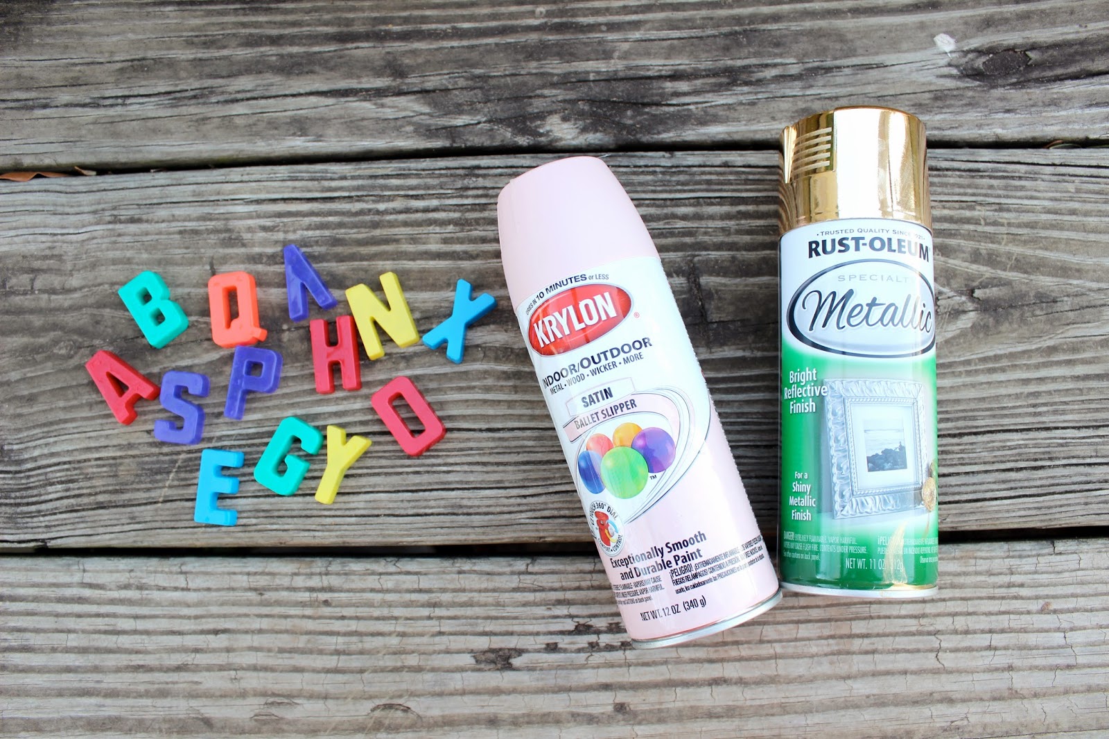 Sea of Blooming Dreams DIY // Gold Alphabet