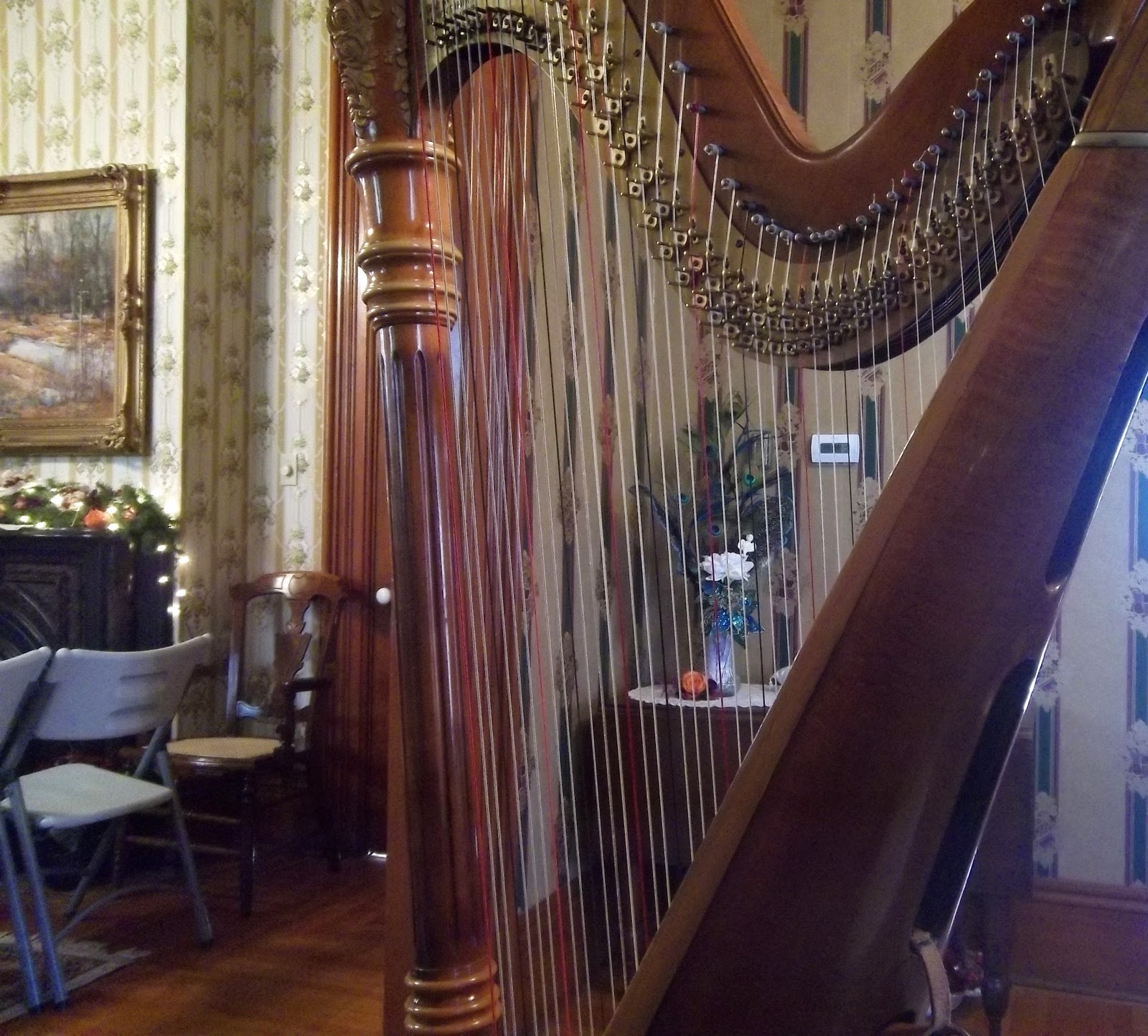 Indianapolis Harpist Wedding Music at the Benton House The Classic