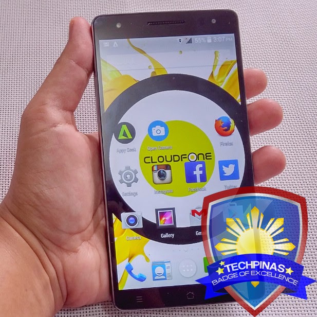 TechPinas Badge of Excellence, CloudFone Thrill 600FHD
