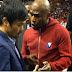 WATCH: Floyd Mayweather and Manny Pacquiao Finally Meet at Heat-Bucks Game (Update)