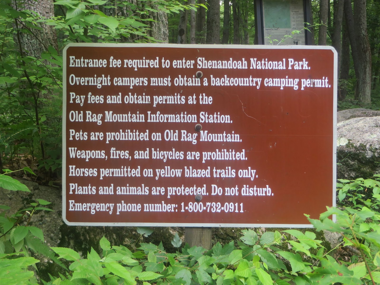 Old Rag Mountain Hikes Patrols By Rsl Old Rag Signs 2014 Patc