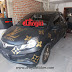 Wrapping-cutting Sticker Honda Brio Black & Gold