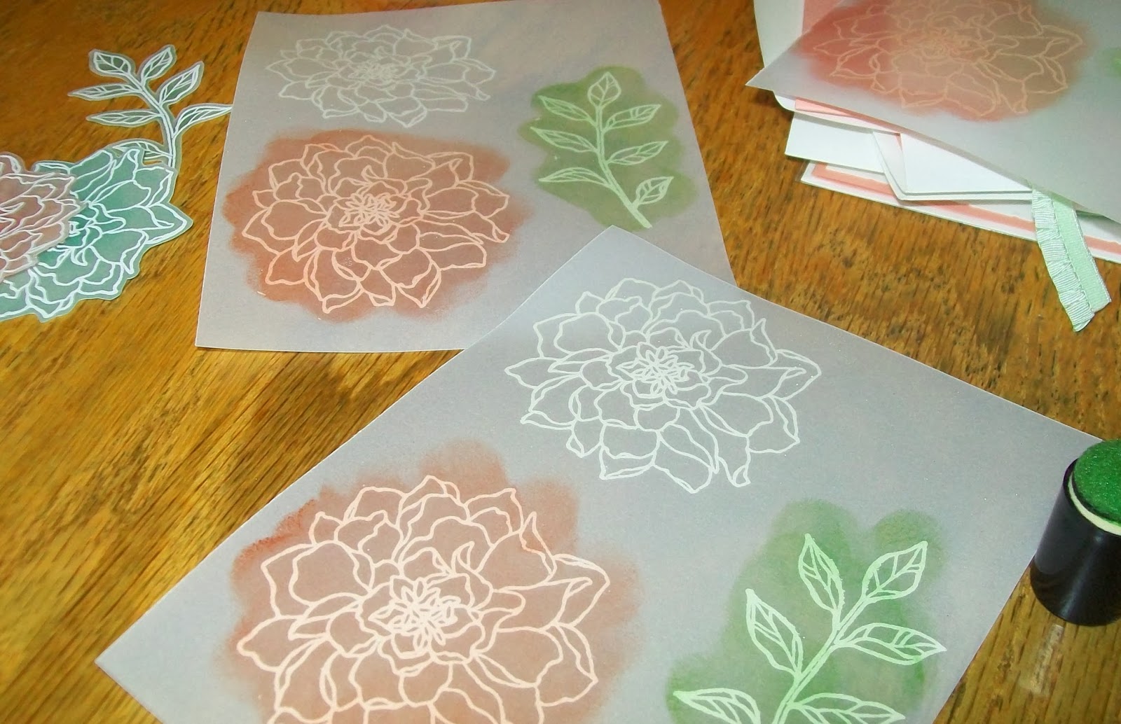 CSL Stained Glass Vellum card