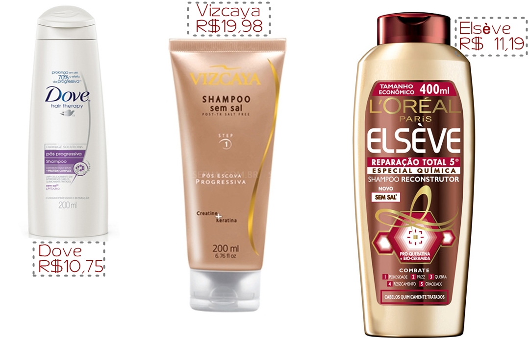 Beauty e cia Shampoo para progressiva por menos de 20