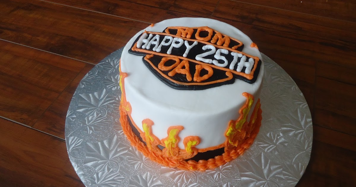 Charity's Sunshine Sweets: HARLEY DAVIDSON CAKE