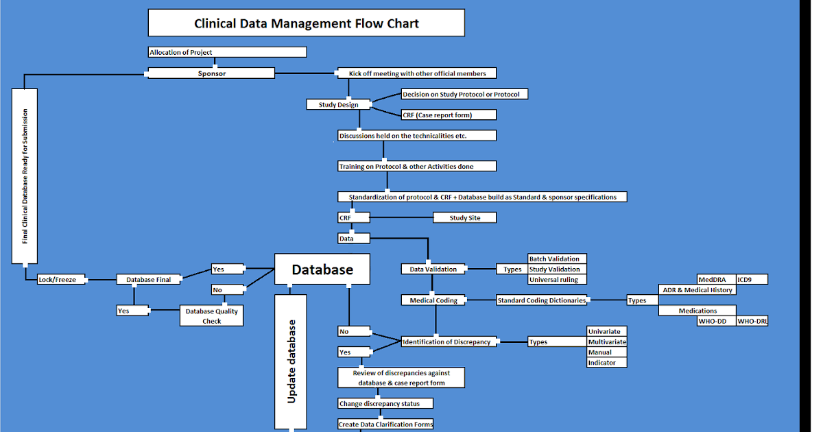 Clinical Data Management Flow Chart