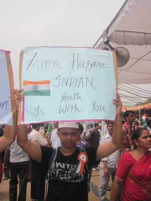 Anna Hazare Protest Delhi Ramlila Ground