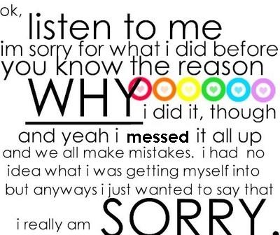 Sorry Im So Lonely...