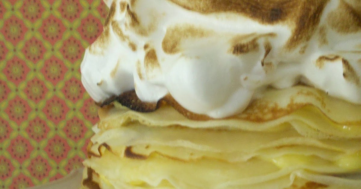 Ross Sveback Elevating the Everyday Lemon Meringue Mille Crepe Cake
