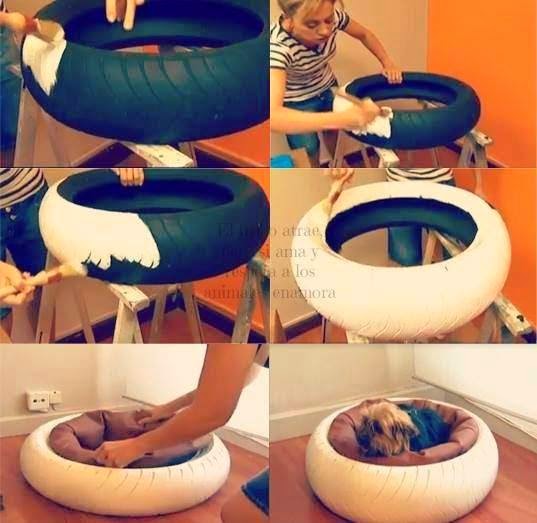 Dog Bed Old Tire Dog Bed Old Tire