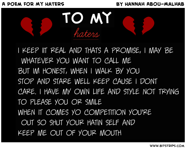 To All My Haters Quotes. QuotesGram