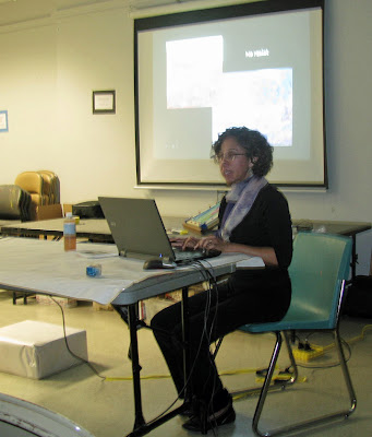 Deborah Younglao silk painting presentation