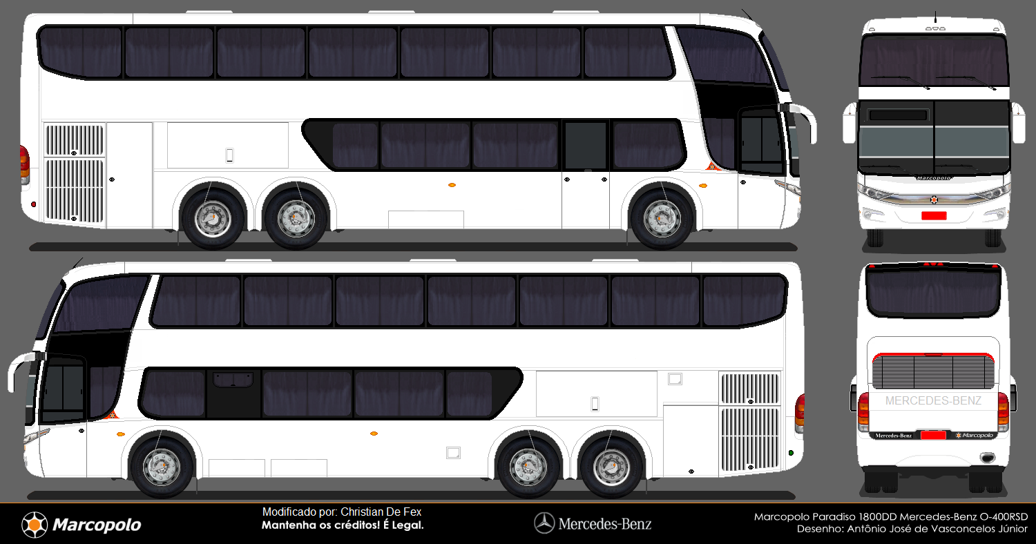 Diseños Autobuses Venezuela: Autobuses en Blanco