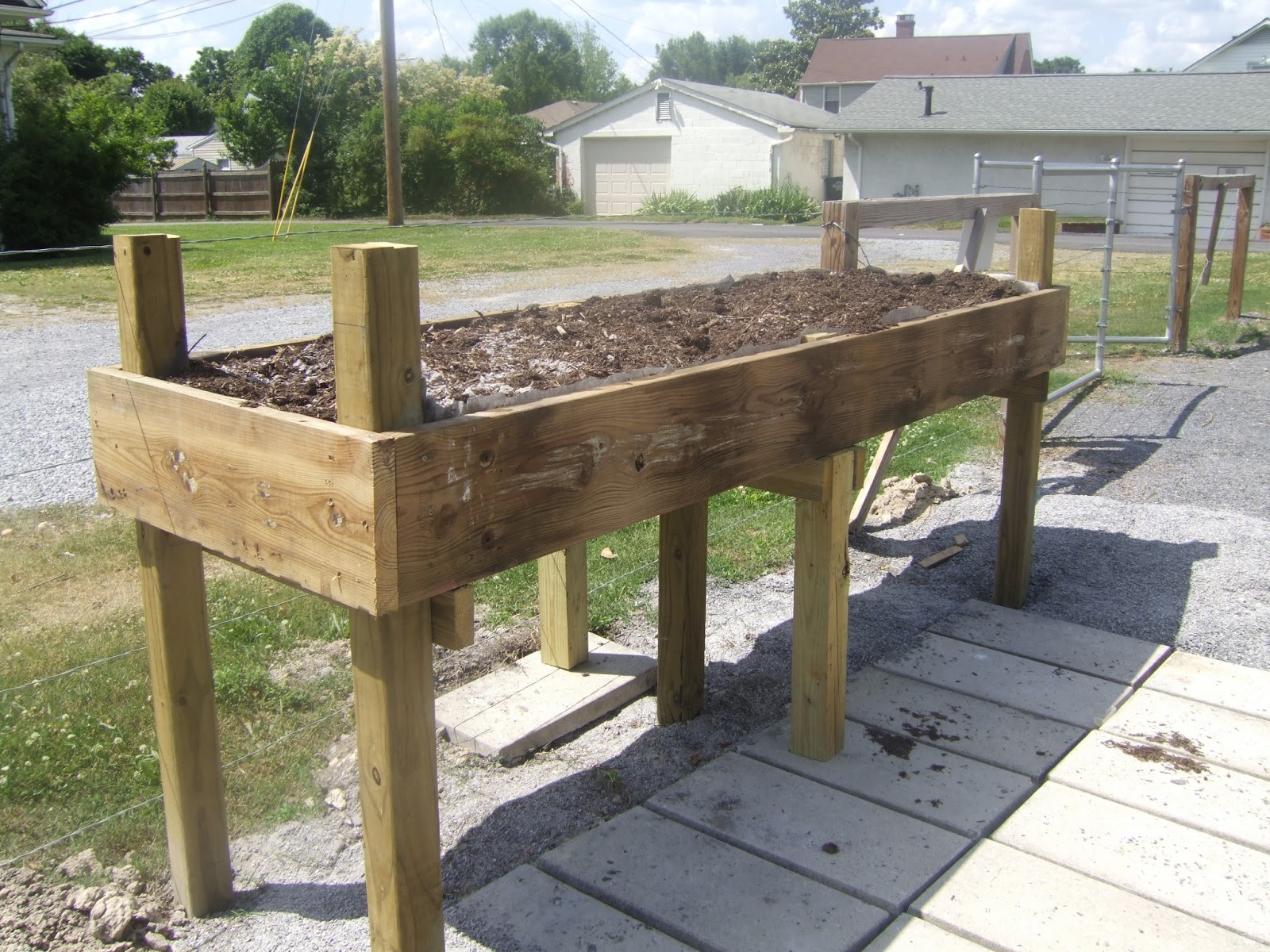 Harvest of Hope Community Garden New Sign, New Handicap Accessible Bed