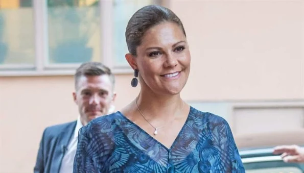 Crown Princes Victoria of Sweden attended the 2015 Stockholm Junior Water Prize held at the Grand Hotel in Stockholm