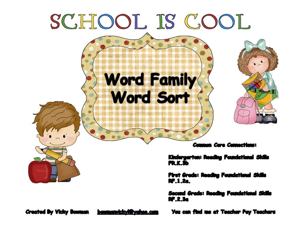 Word Family Word Sort