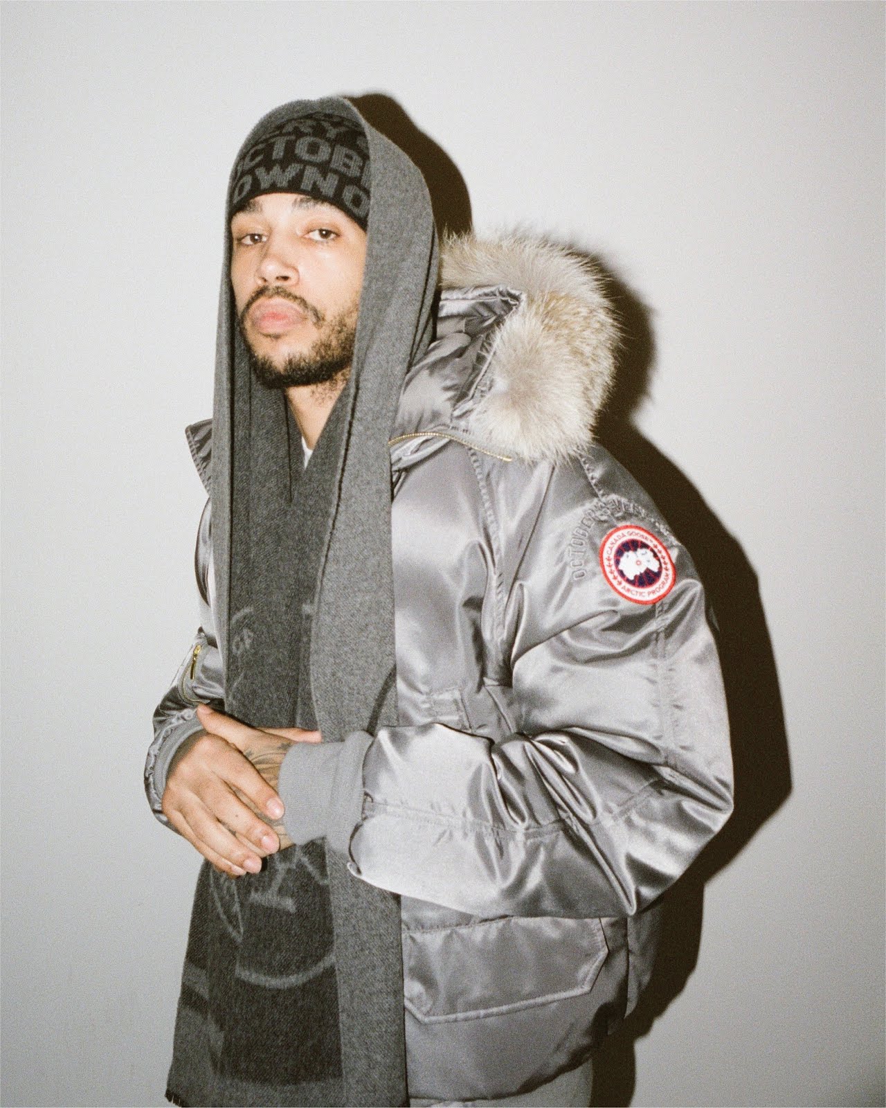 OCTOBERS VERY OWN OVO x CANADA GOOSE FLIGHT SATIN CHILLIWACK BOMBER