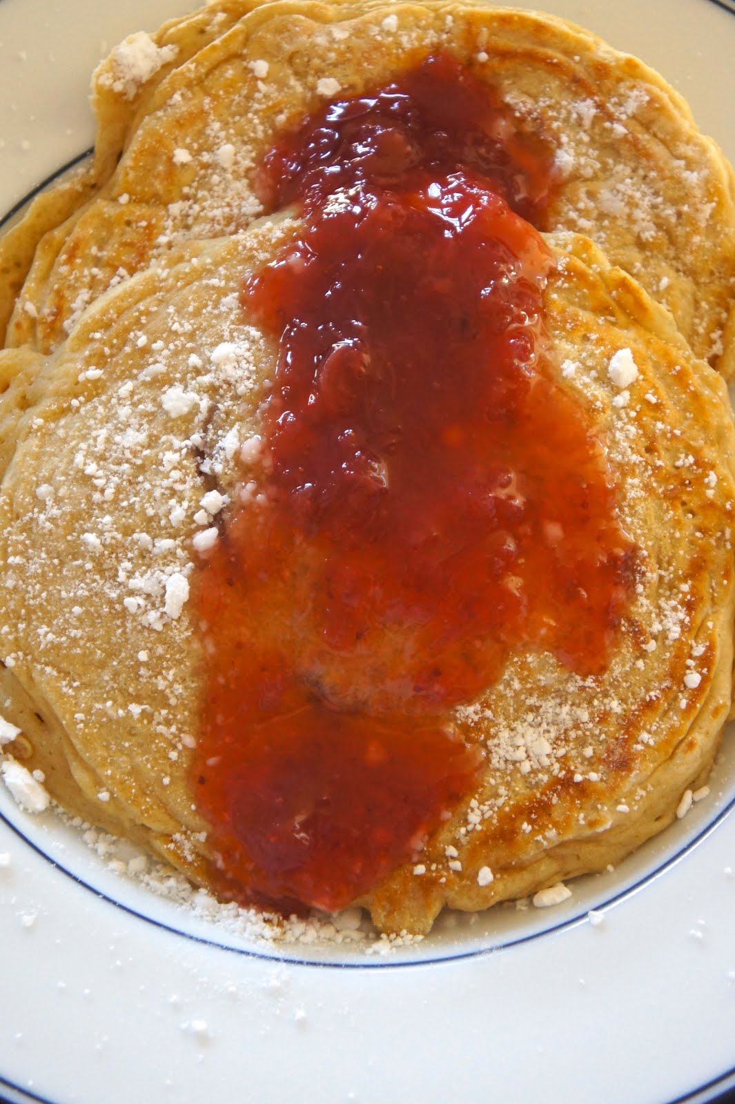 Savory Sweet and Satisfying Jelly Doughnut Pancakes