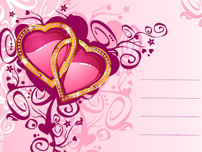 Wallpaper Corazones Rosas