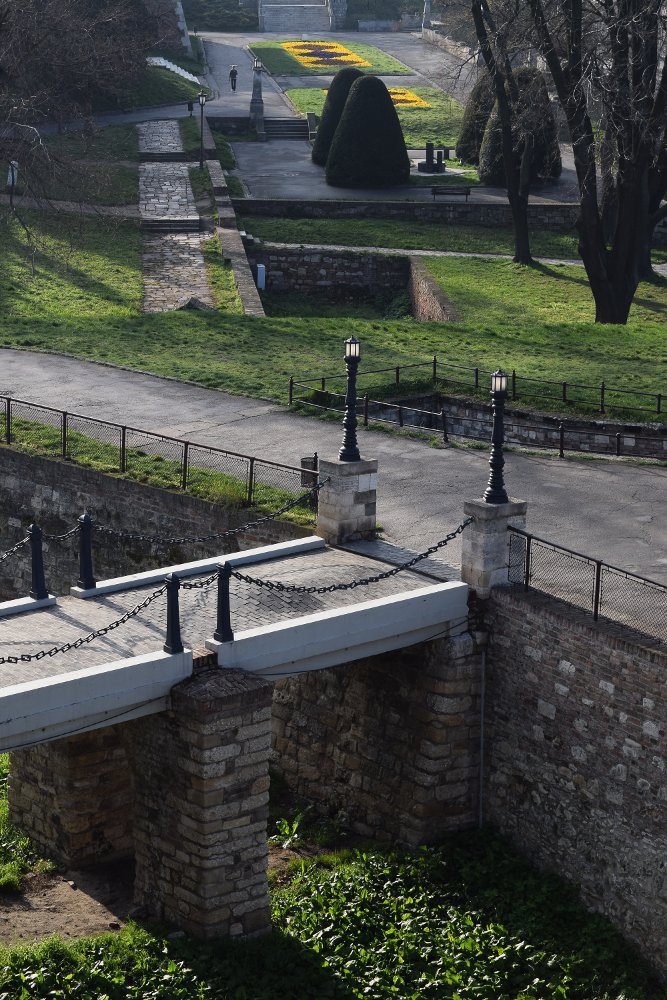 Kalemegdan - pogled sa terase pored Pobednika Kalemegdan - pogled sa terase pored Pobednika