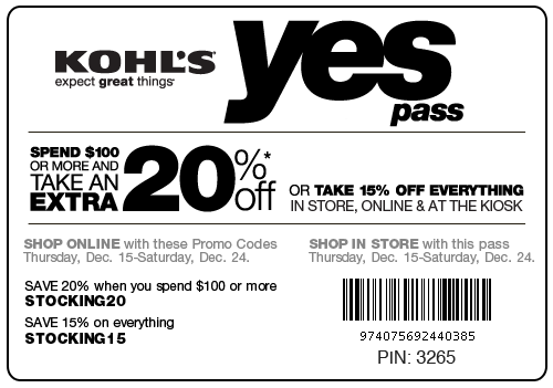 Kohls discount coupons january 2019