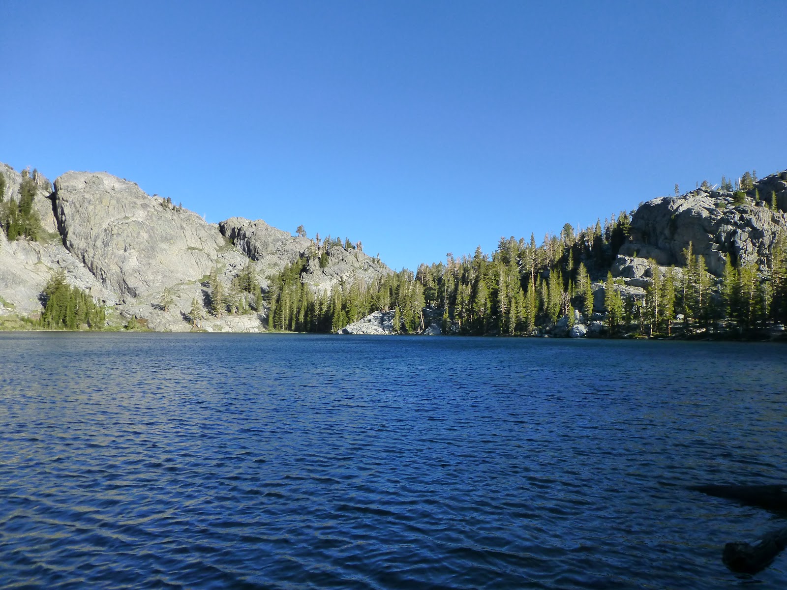 Rosalie Lake, right by our camp site