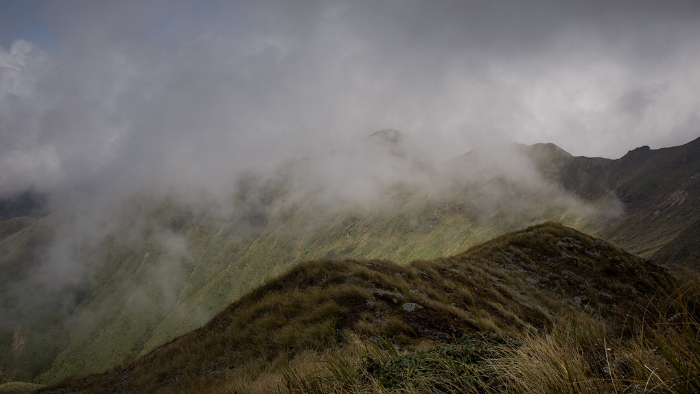 Typical weather on the Ruahine tops