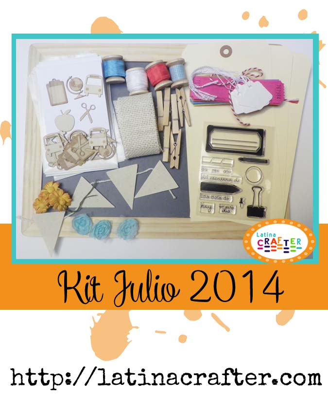 Latina Crafter Sellos en Español Presentación del Kit Julio 2014