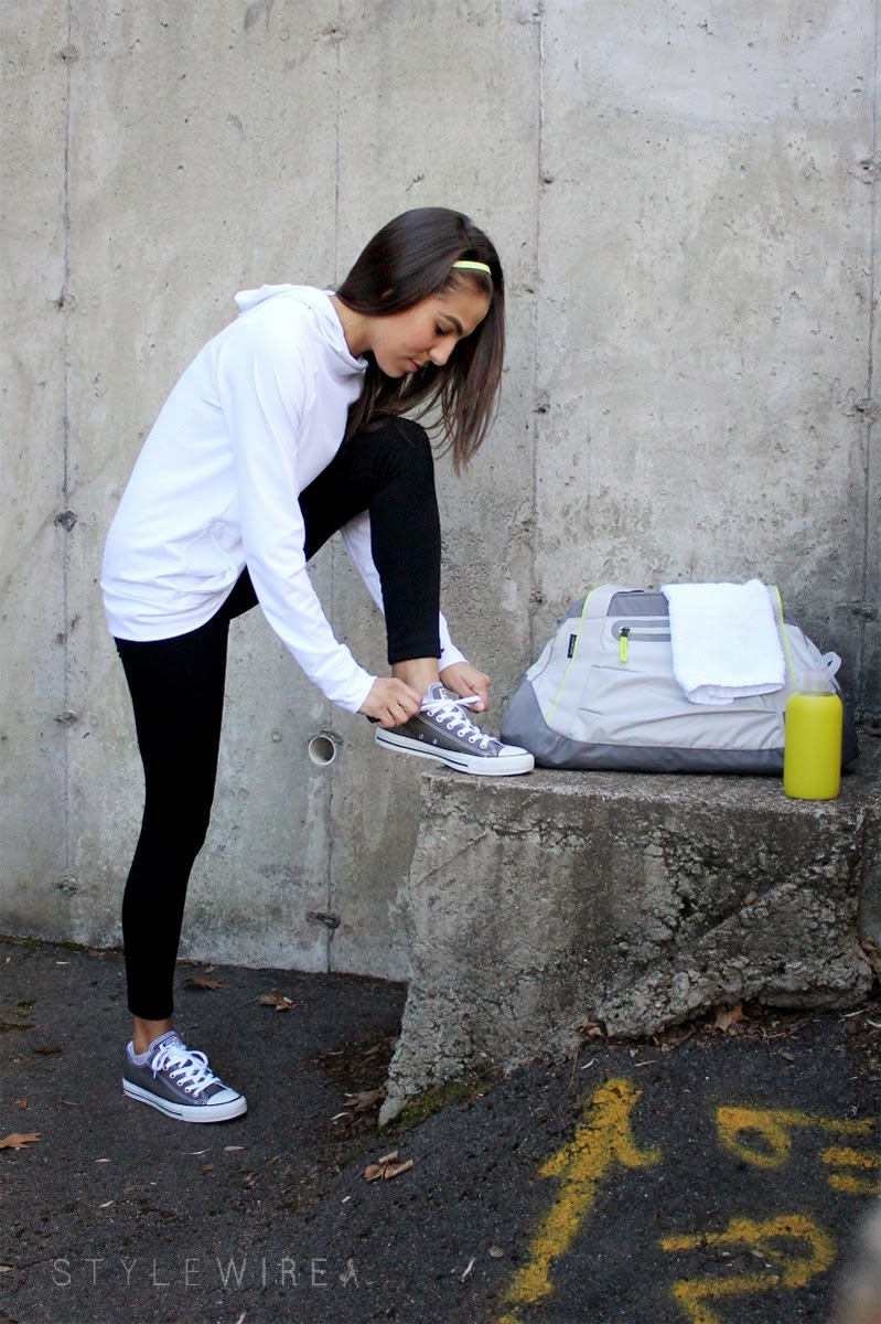 What I Wore Lands' End Activewear Style Wire Boston Adventure