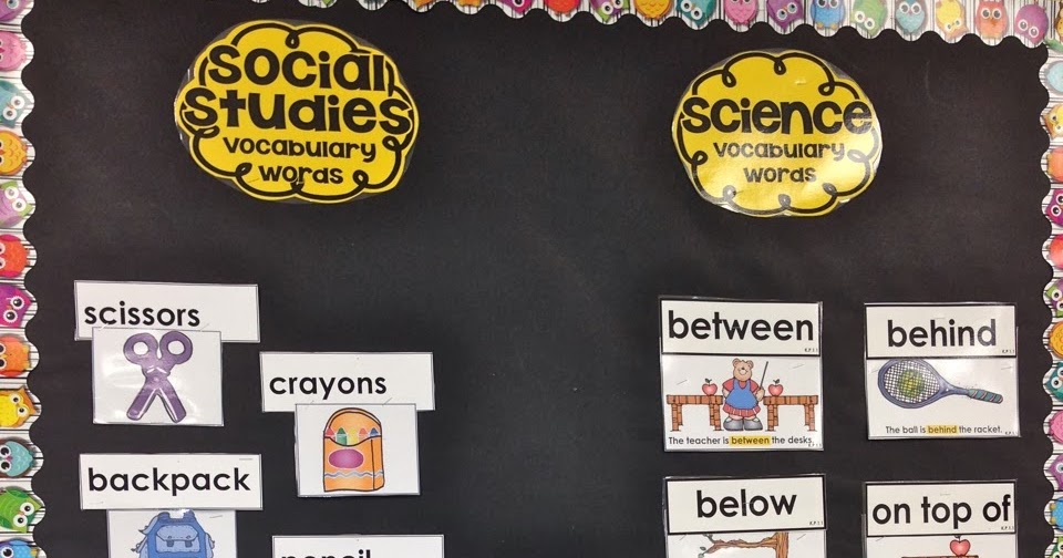 Teaching By the Sea Science and Social Studies Vocabulary Word Walls