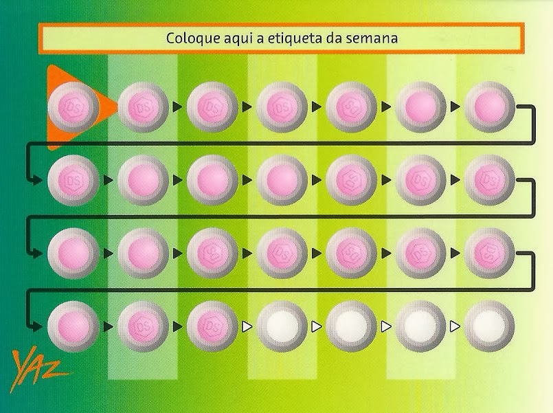 Como tomar a yaz® de 24 ou 28 comprimidos seguida Como tomar a yaz® de 24 ou 28 comprimidos seguida