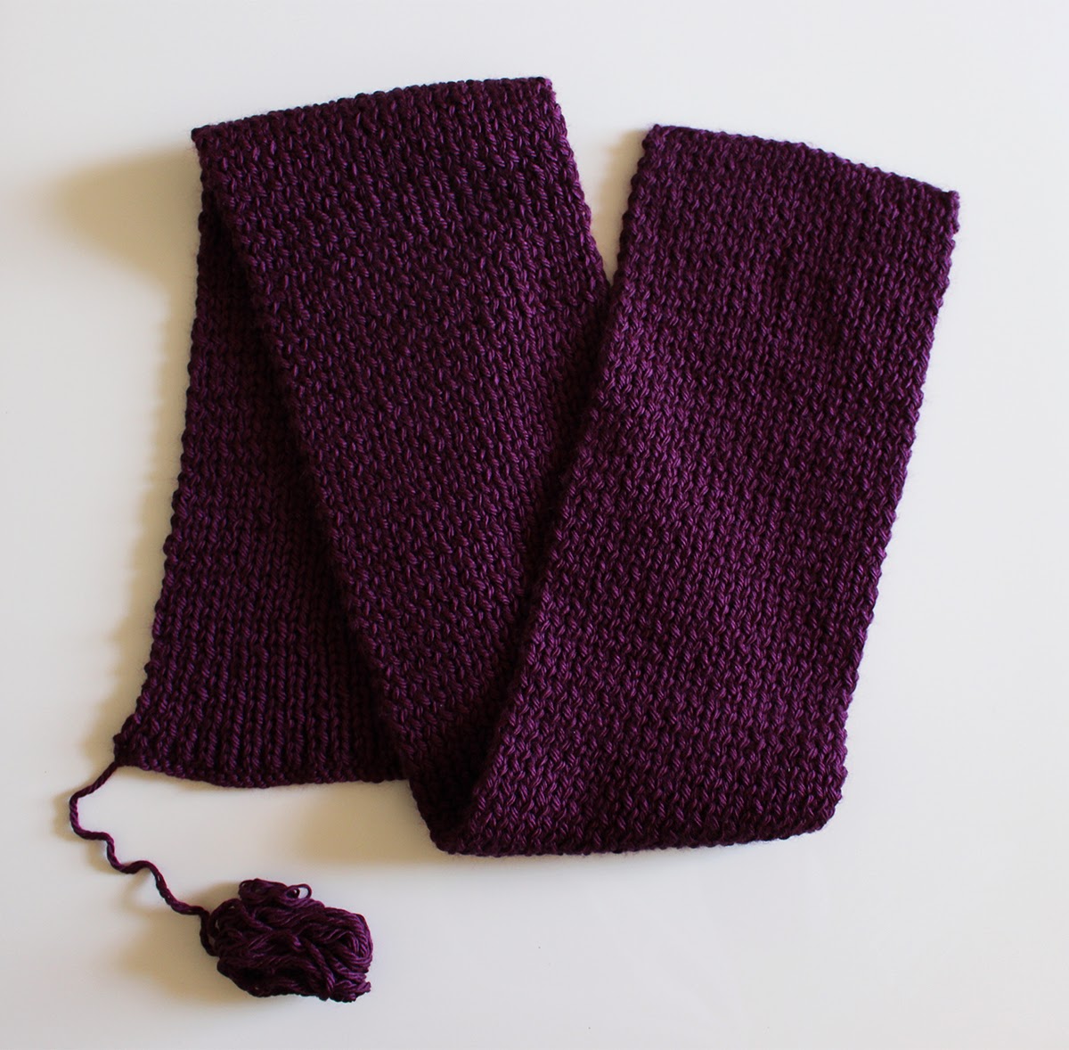 Purllin Acai Infinity Circle Scarf [free knitting pattern]