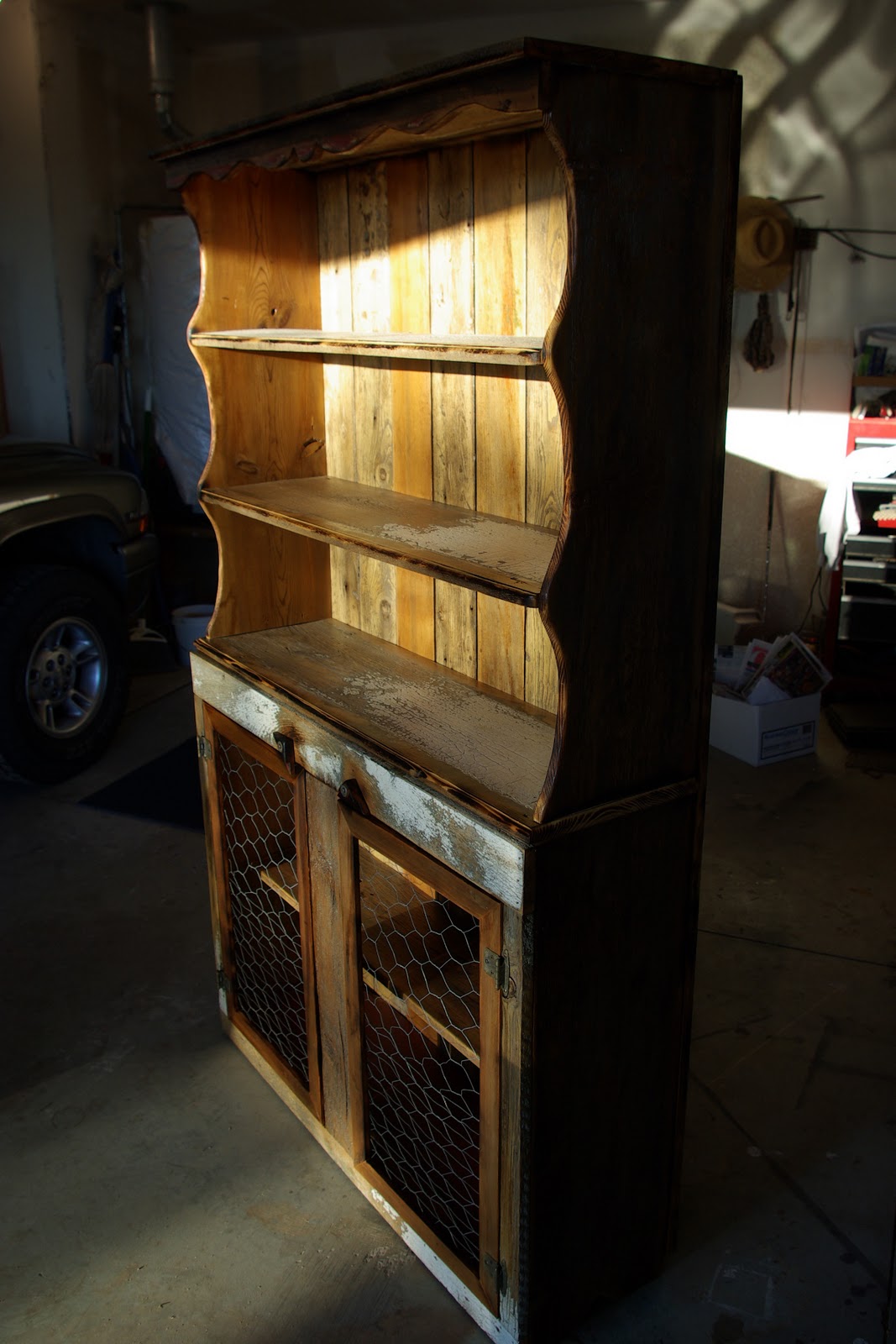Reclaimed Rustics Barn Wood Hutch