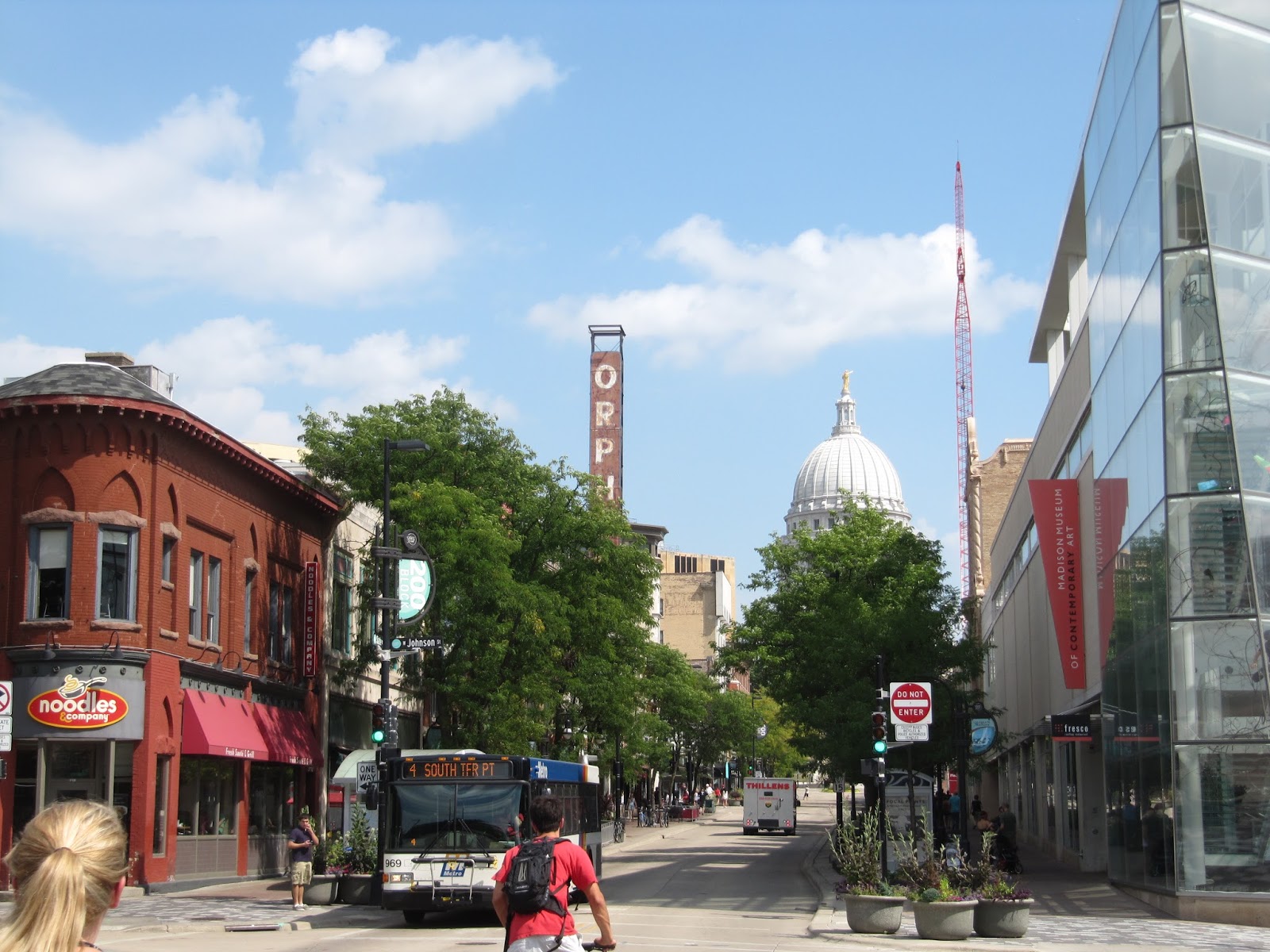 Retiring Guy's Digest Then and Now State Street, Madison Wisconsin