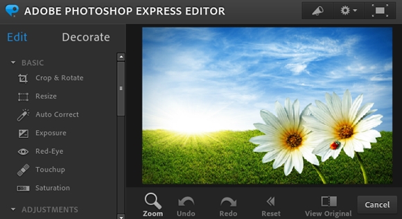 Adobe photoshop Express Editor Adobe photoshop Express Editor