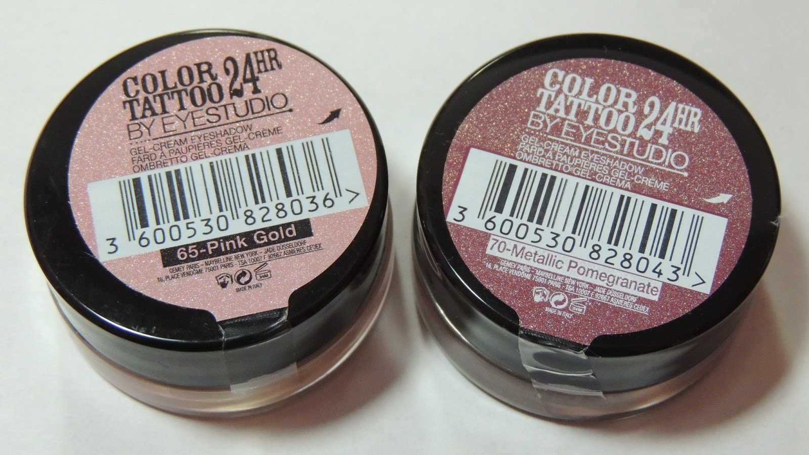 queenofsmile Maybelline Color Tattoo 24hr 'Pink Gold' & 'Metallic